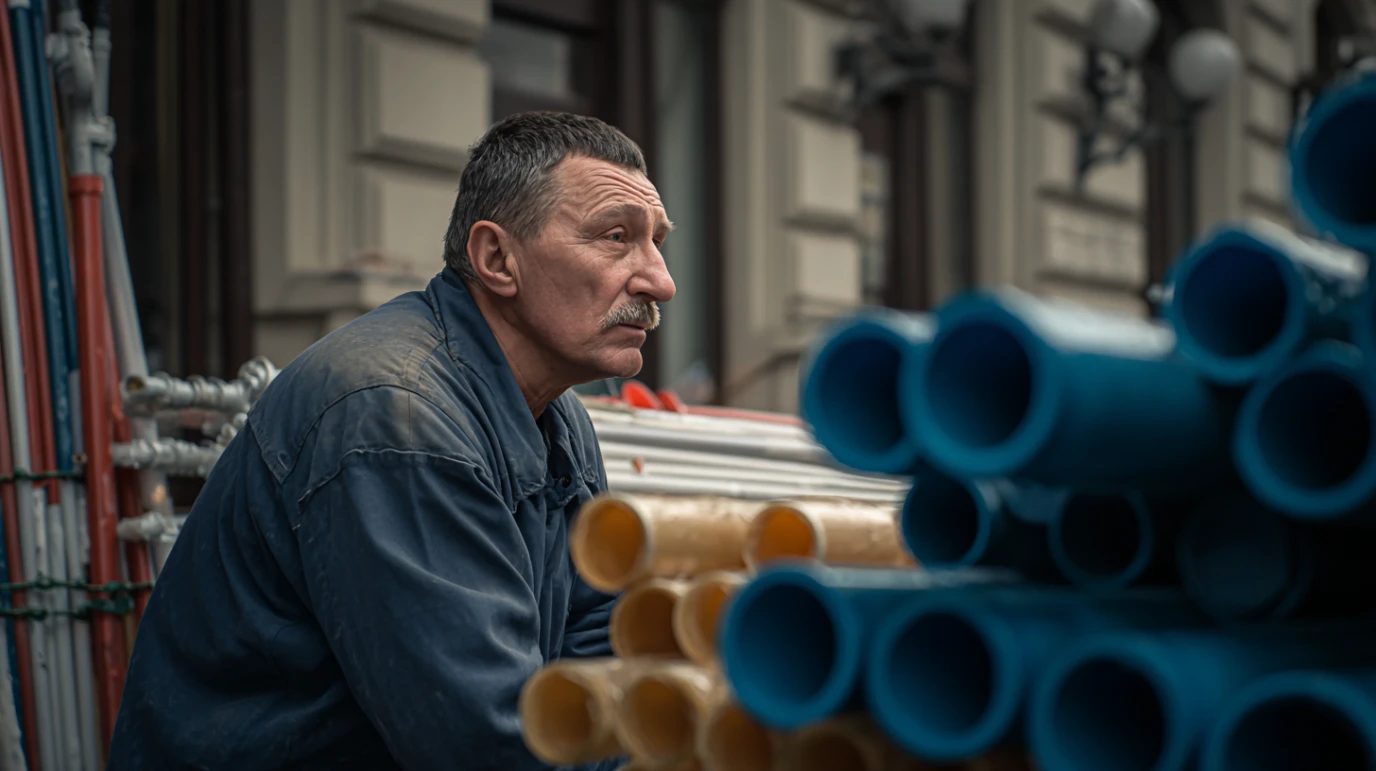 Covek u kupovini cevi