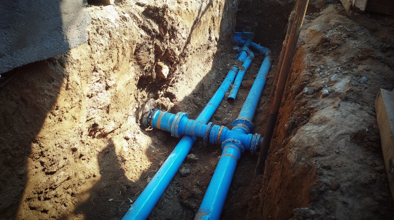 Vodovodne cevi koje su ukopane duboko u zemlji